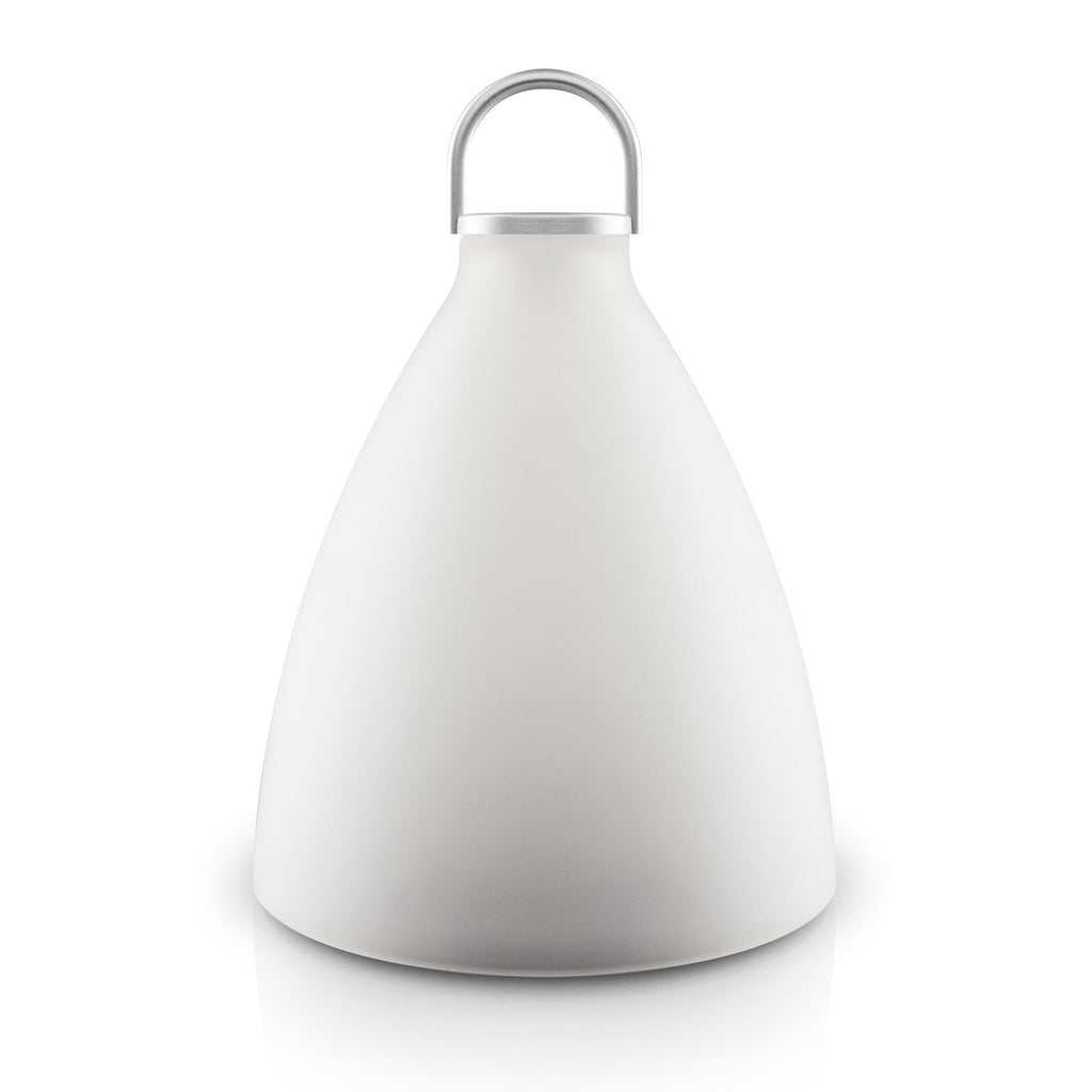 Nærbilde av LED solcellelampe SunLight Bell med matt glass