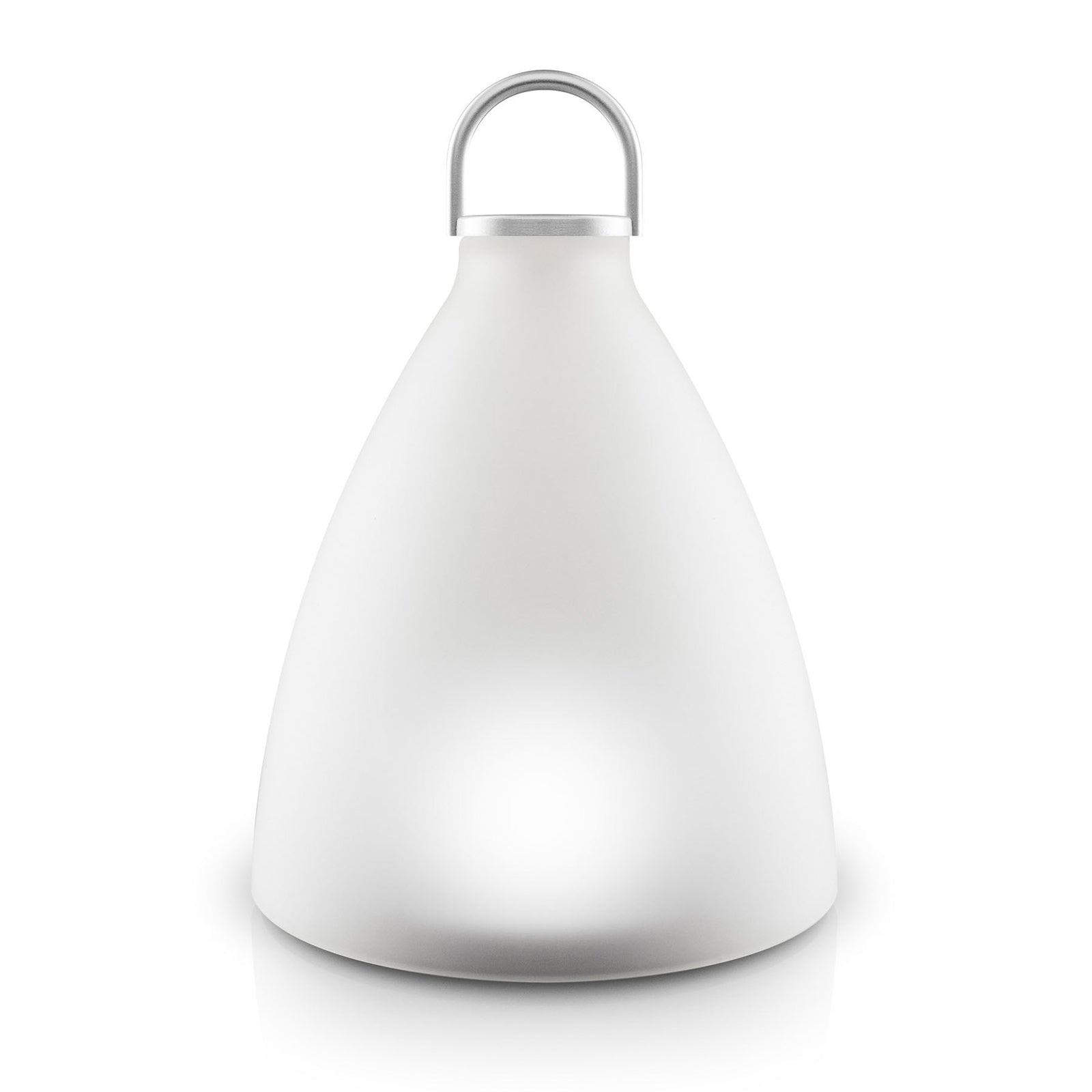 Montert LED solcellelampe SunLight Bell ute i hage