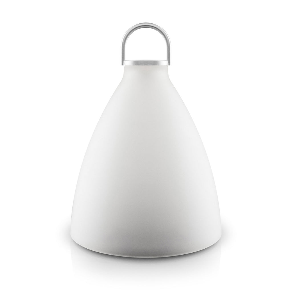 Nærbilde av LED solcellelampe SunLight Bell med matt glass