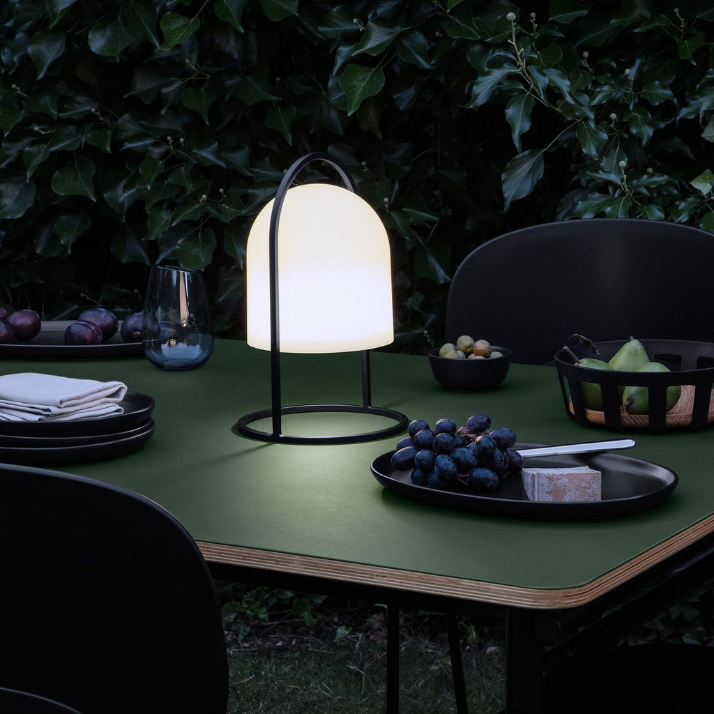 LED solcellelampe SunLight dimbar 30 cm IP65 bakside