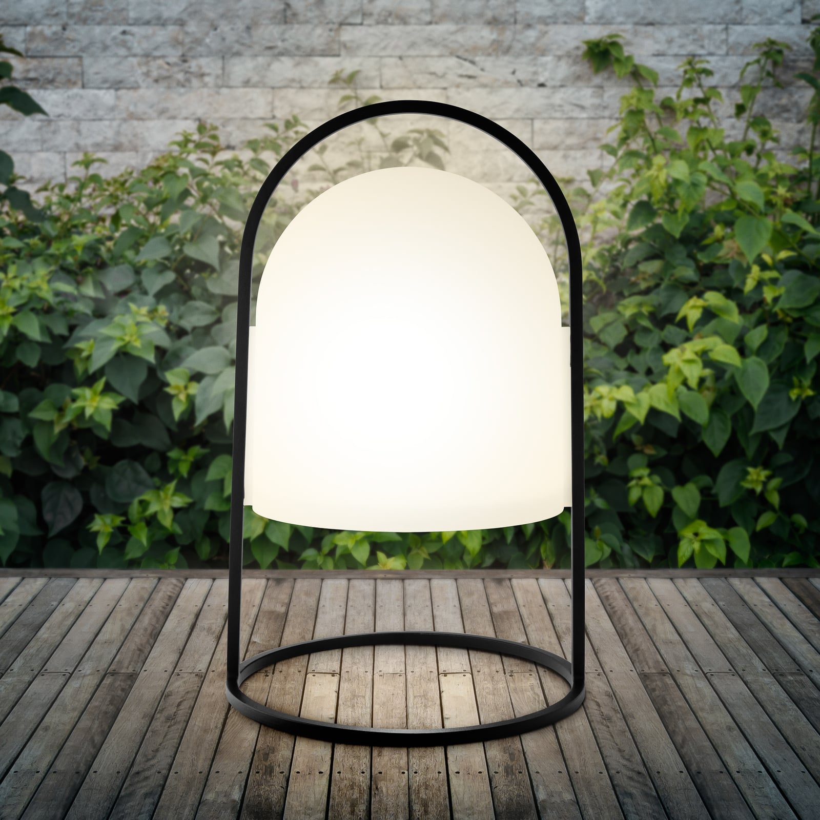 LED solcellelampe SunLight dimbar forfra