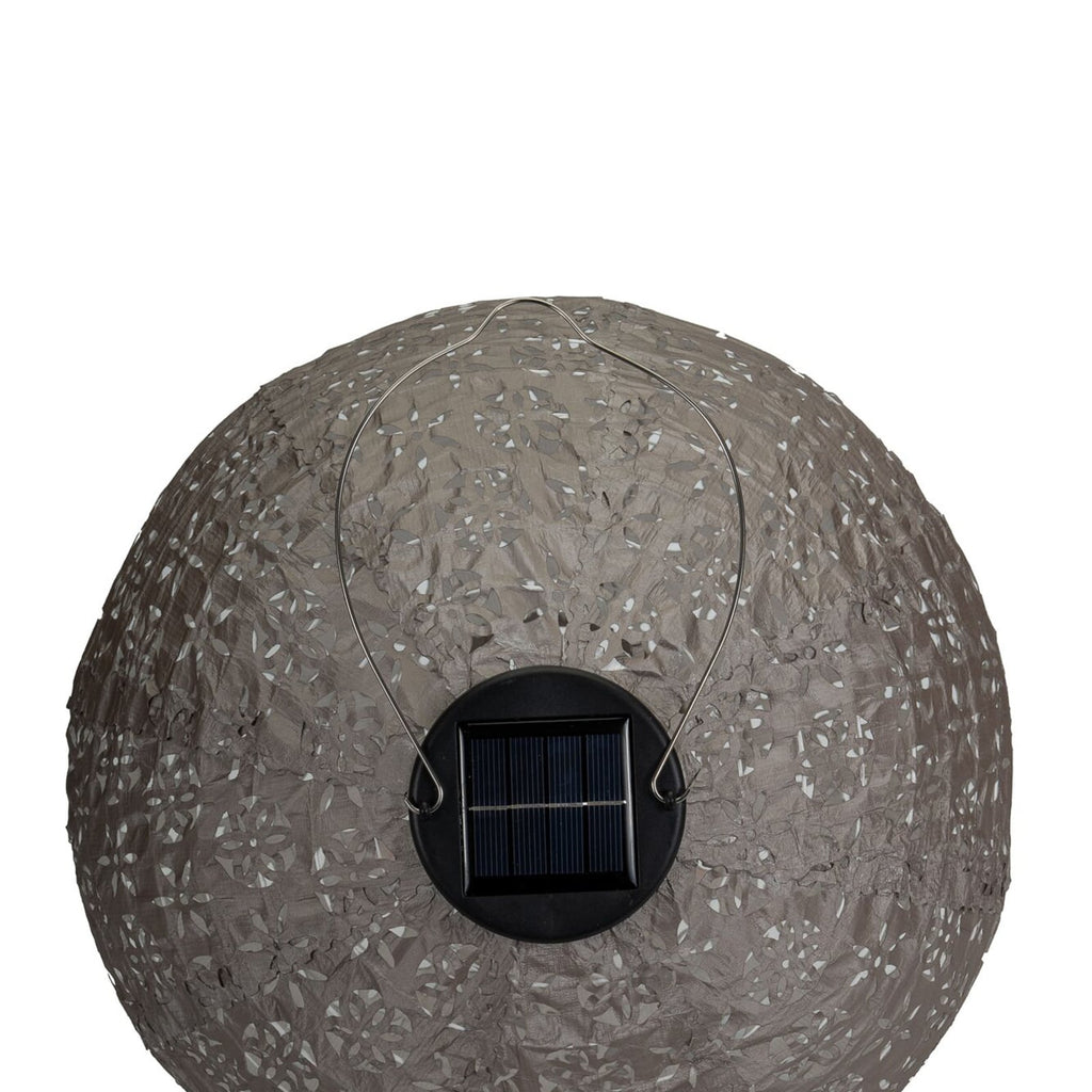 LED solcellelampe Sunshine Dreamer taupe nærbilde