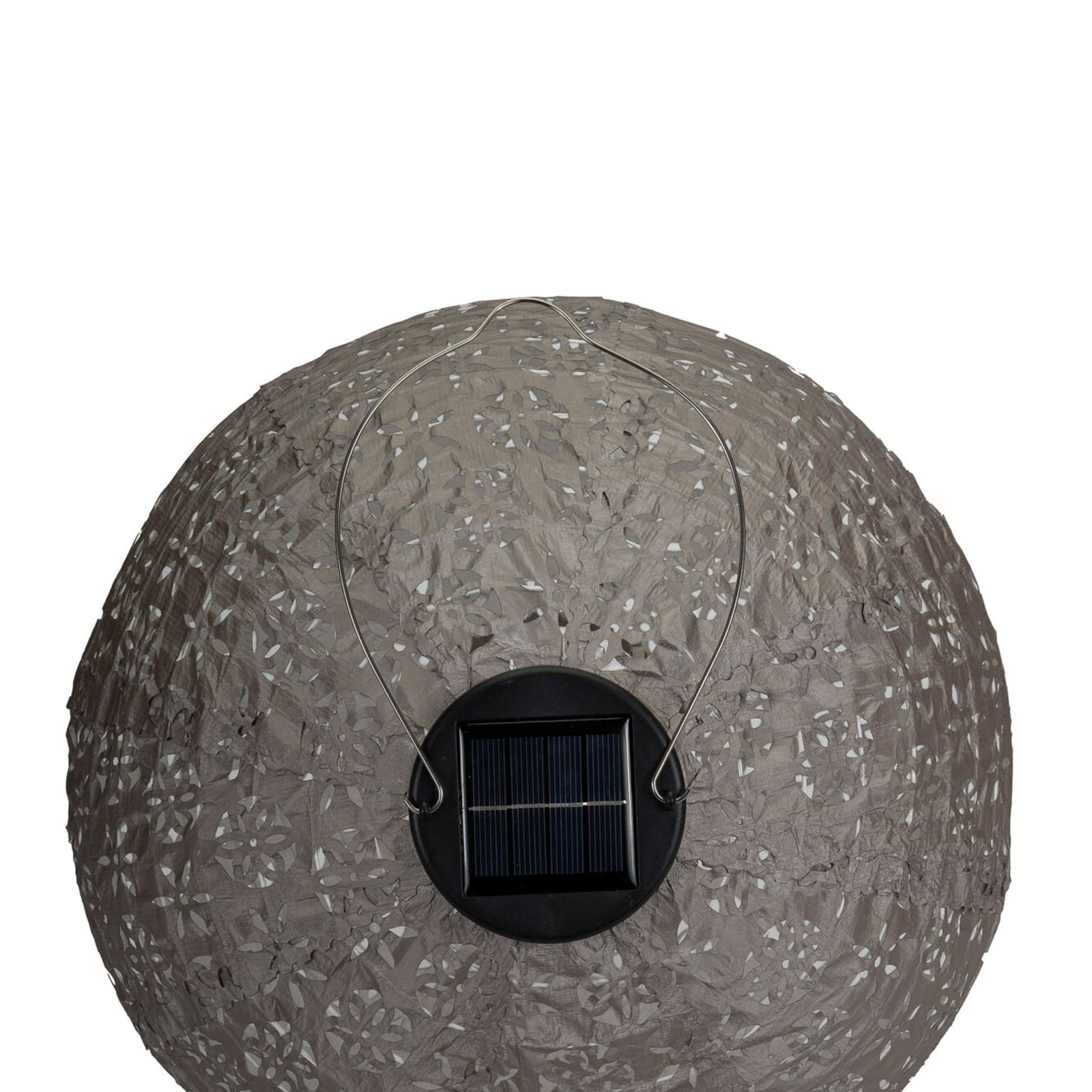 LED solcellelampe Sunshine Dreamer taupe nærbilde