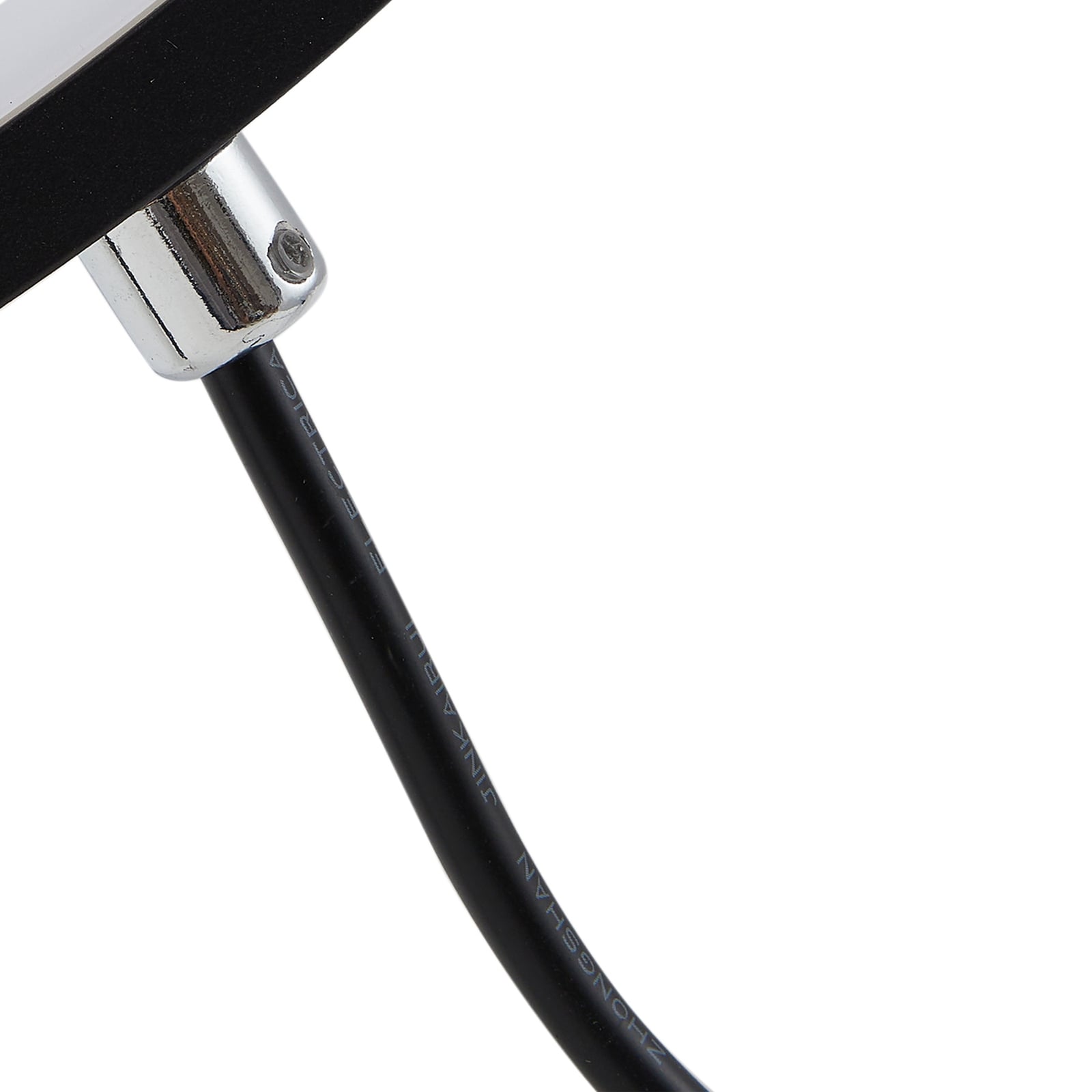 LED solcellelampe Syrene med spyd svart aluminium lysdetalj