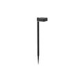 LED solcellelampe Vynce med spyd svart IP44 forfra