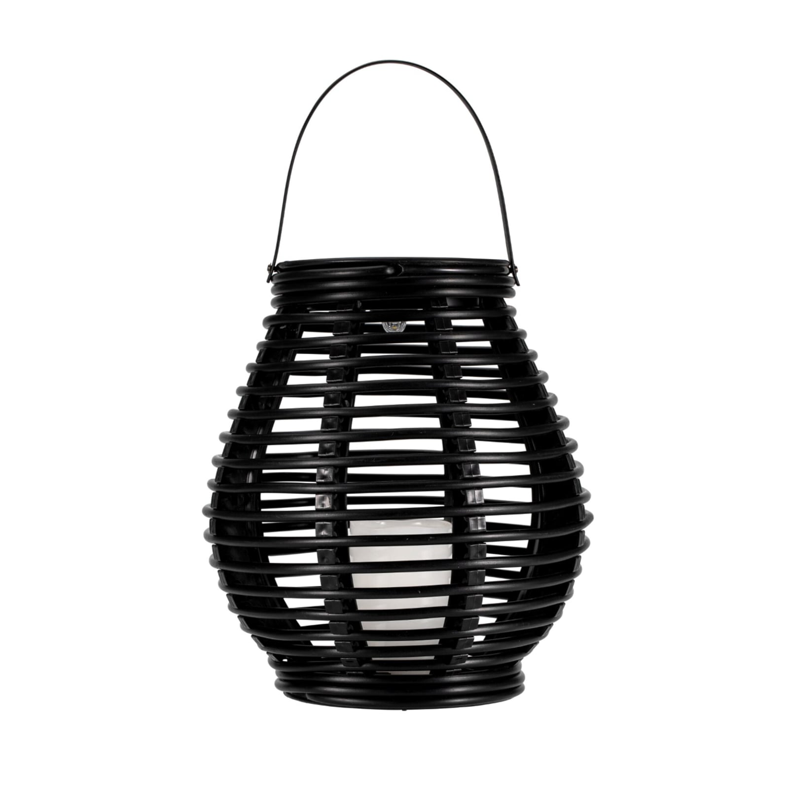 LED solcellelykt 2-pakning svart IP44 - Pauleen detalj
