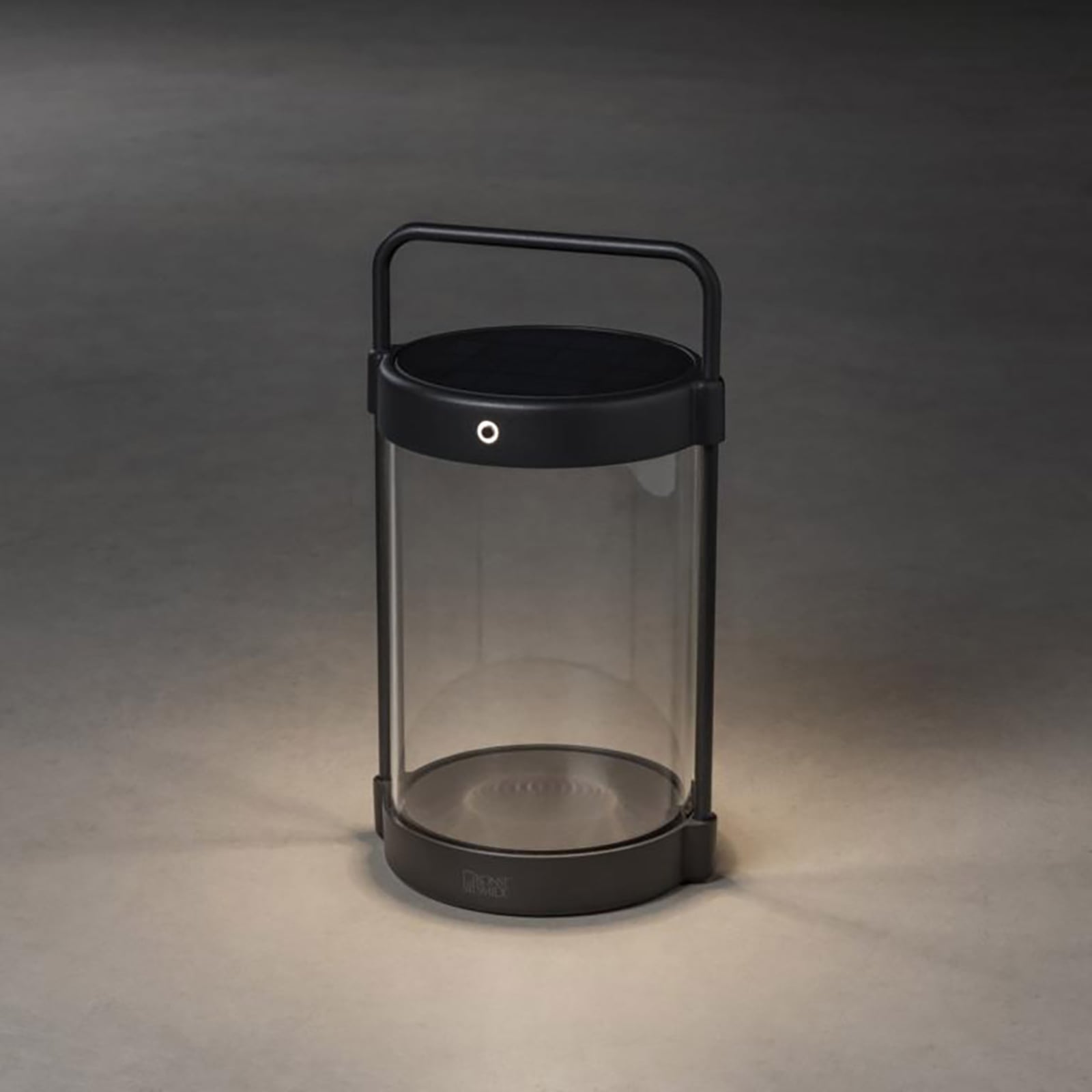 LED solcellelykt Crotone dimbar aluminium IP54 montert ute