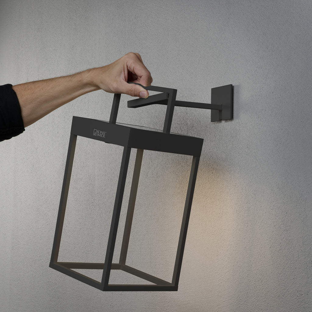 LED solcellelykt Portofino vegg/bord dimbar IP54 - Konstsmide