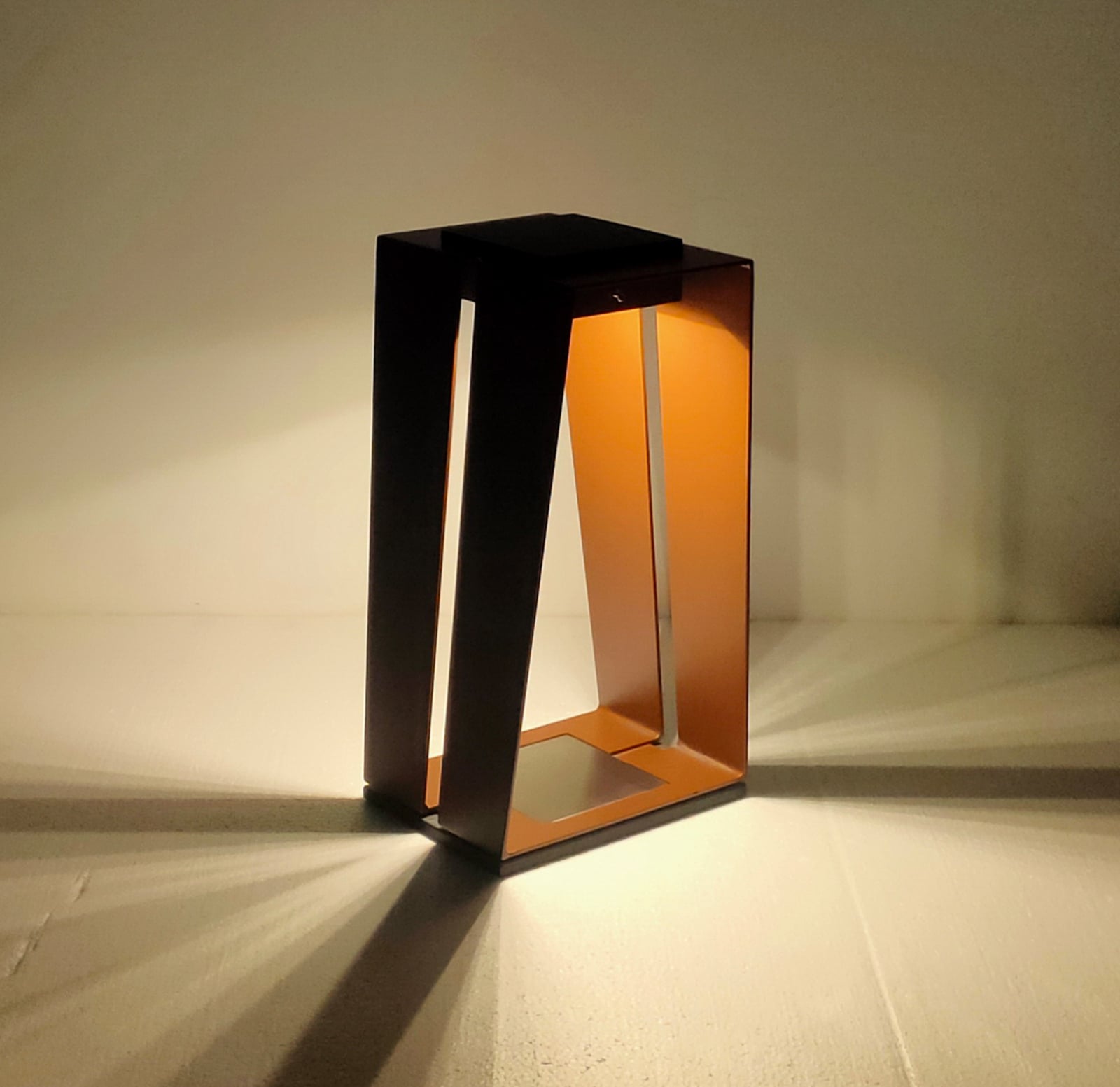LED solcellelykt Skaal med bevegelsessensor aluminium IP55 40 cm forfra
