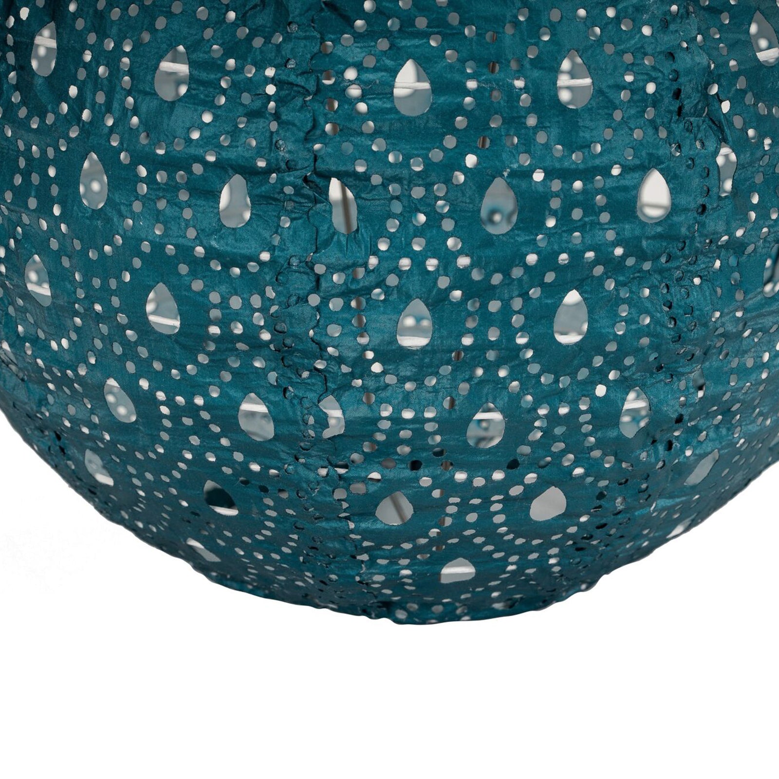 LED solcellelykt Sunshine Charm mørkeblå Ø20 cm med håndtak