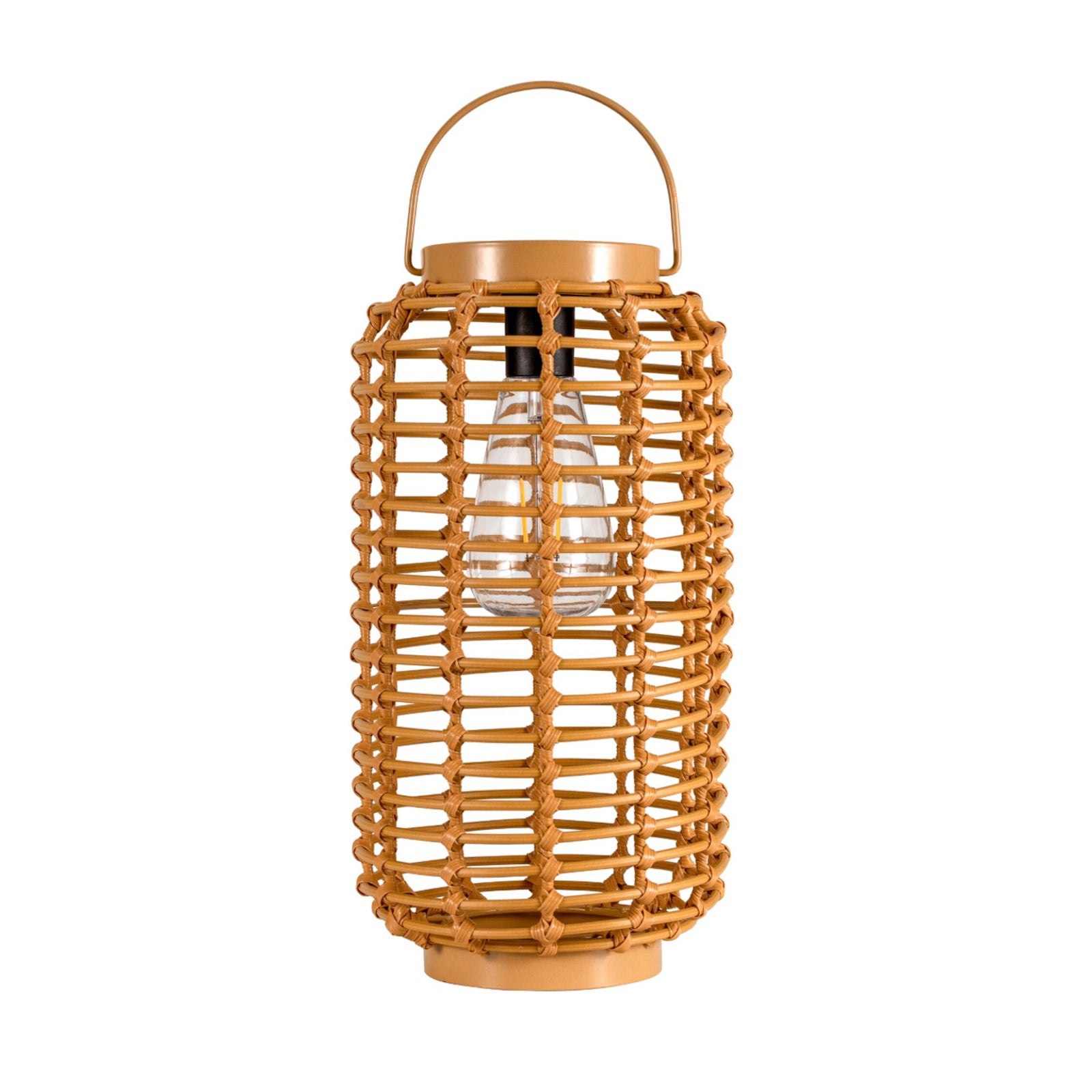 LED solcellelykt Sunshine Darling beige detalj av lys
