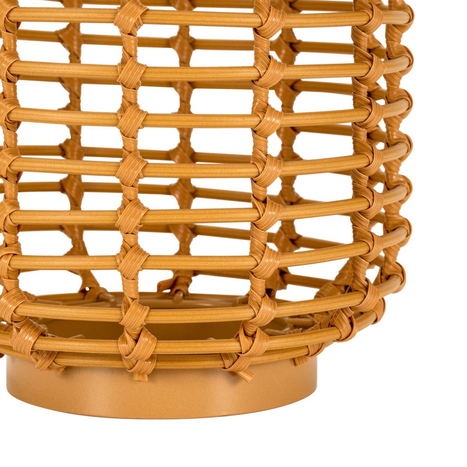 LED solcellelykt Sunshine Darling beige nærbilde av bryter
