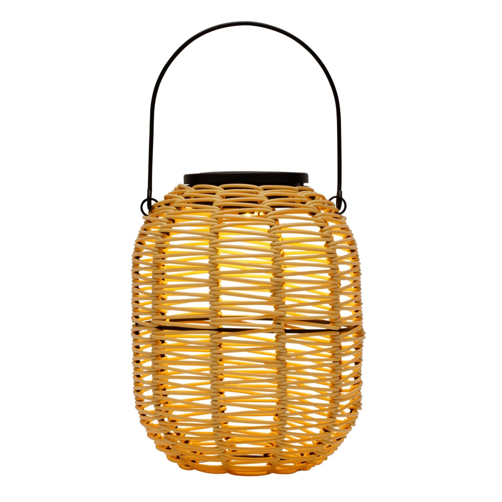 Detalj av LED solcellelykt Sunshine Treasure rotting beige