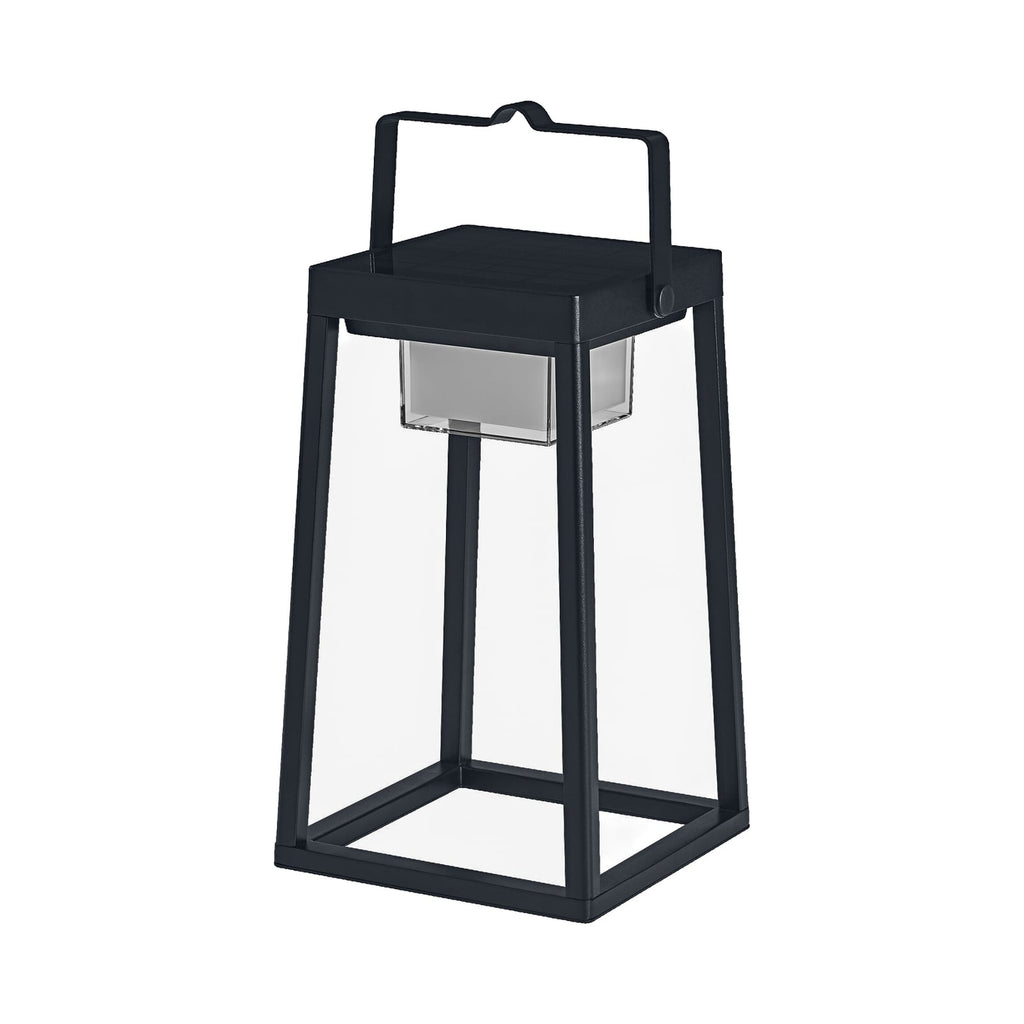 Detalj av LED solcellelykt Table Frame dimbar svart IP44 RGB
