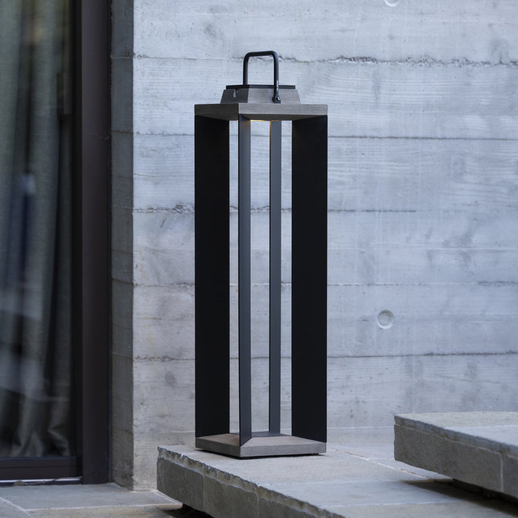 LED solcellelykt Teckalu med bevegelsessensor dimbar forfra