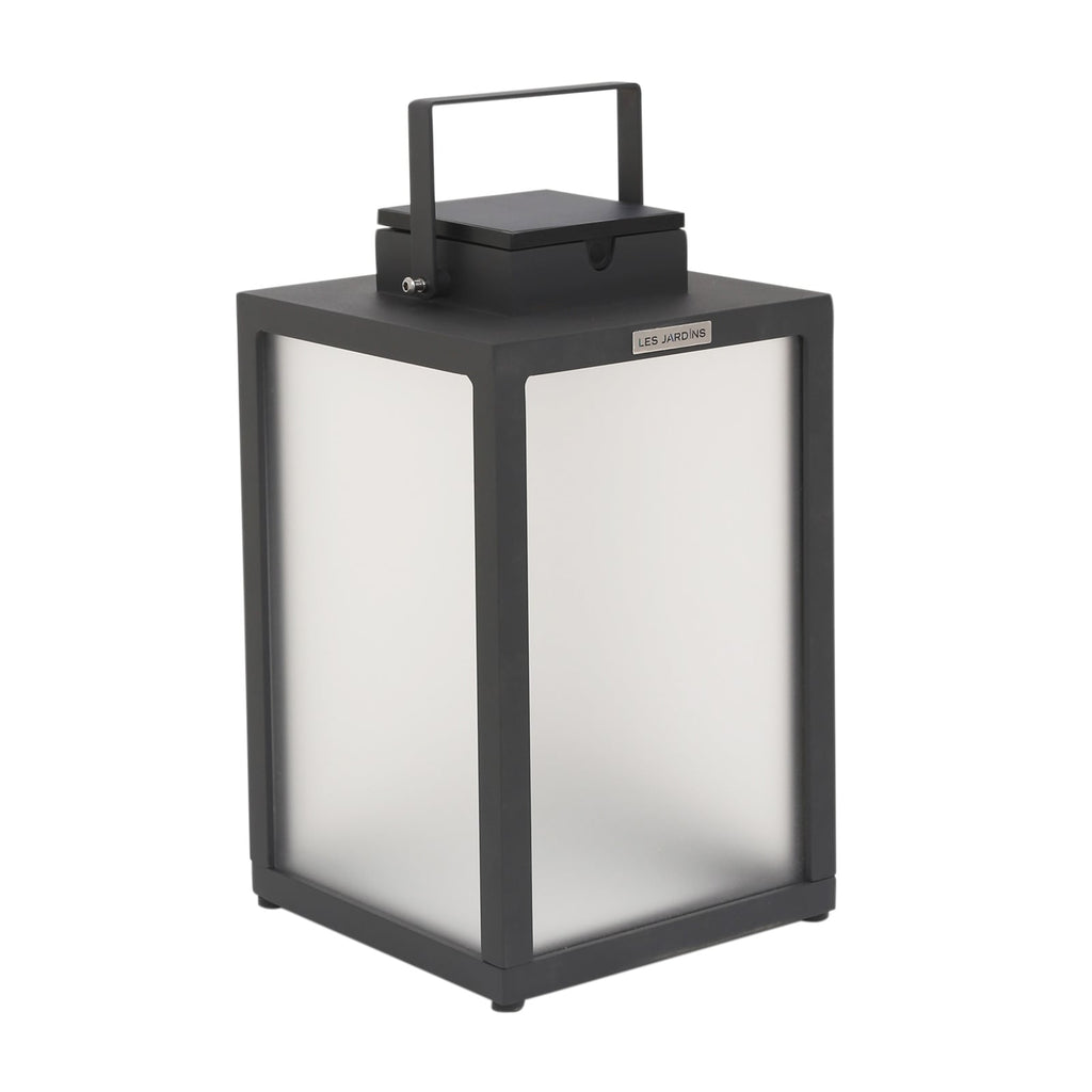 LED solcellelykt Tradition antrasitt H40 cm IP55 detalj av lyskilde