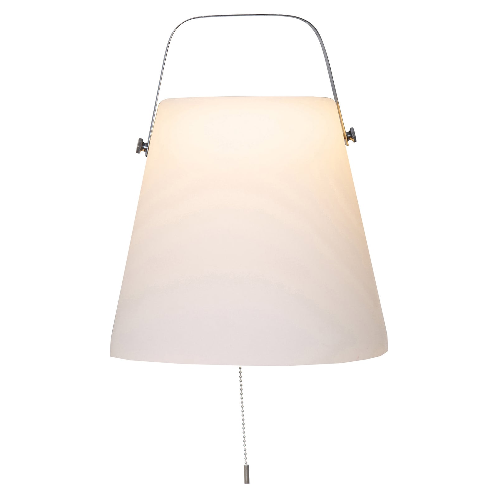 LED solcellependellampe Solia med avtagbart oppheng