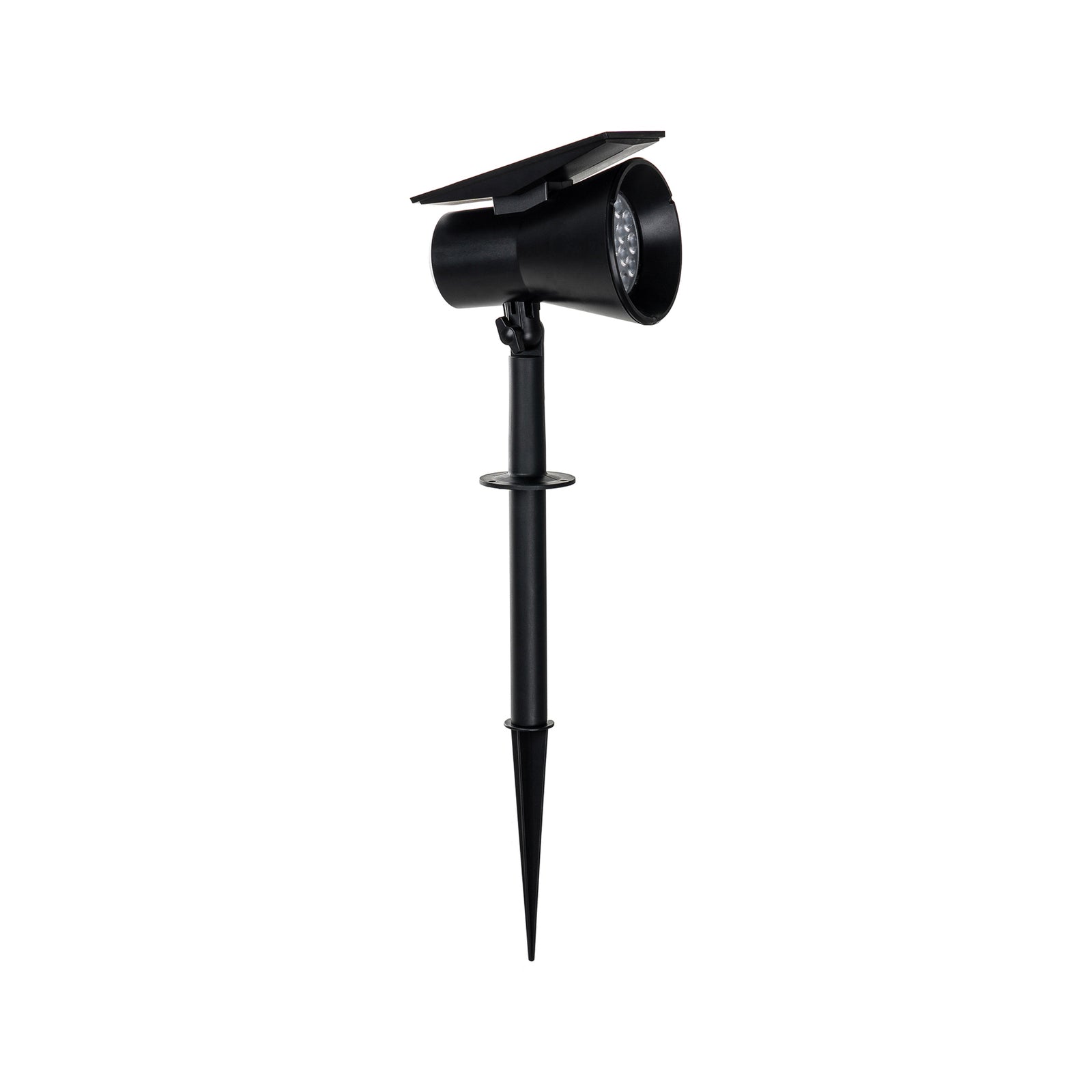 LED solcellespot Birko med jordspyd svart 56 cm nærbilde