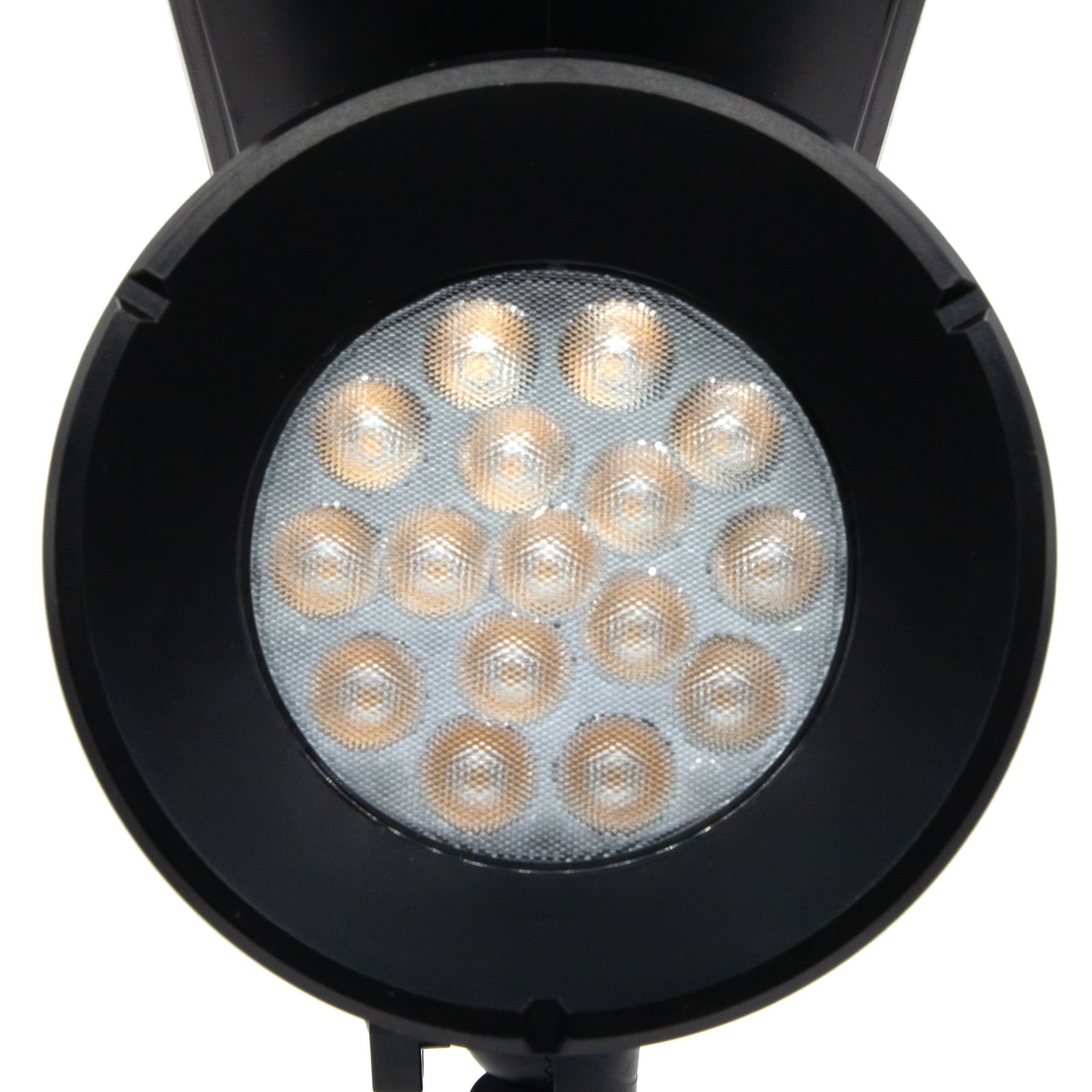 LED solcellespot Birko med jordspyd svart 56 cm jordspyd detalj
