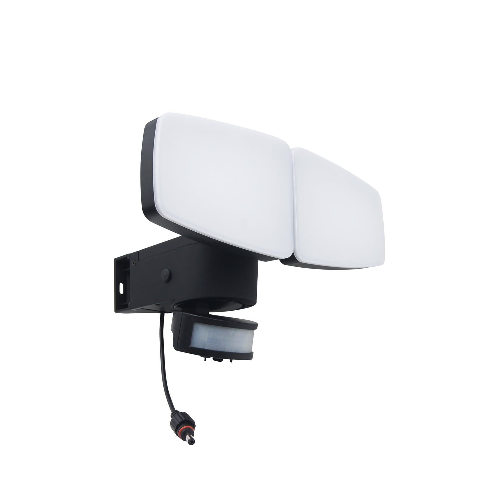 Detalj av LED solcellespot Duplex 2-lys hjørnemontering IP54