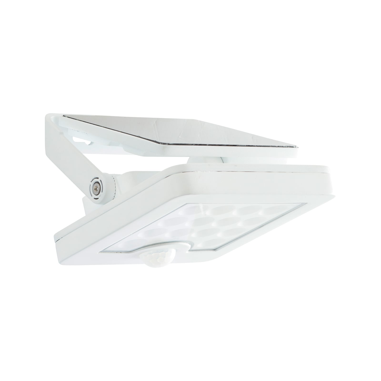 LED solcellespot Luton med bevegelsessensor hvit IP65 detalj