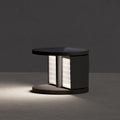 LED solcellespot SWING antrasitt aluminium forfra