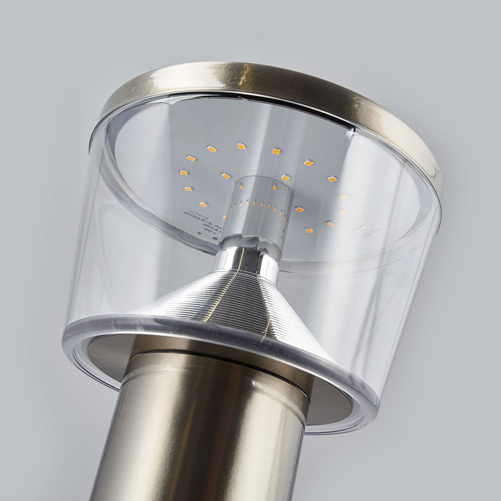 LED solcellestolpelampe Antje med bevegelsessensor IP44 sensor detalj