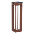 LED solcellestolpelampe Borne med bevegelsessensor 45 cm IP55 fra Les Jardins