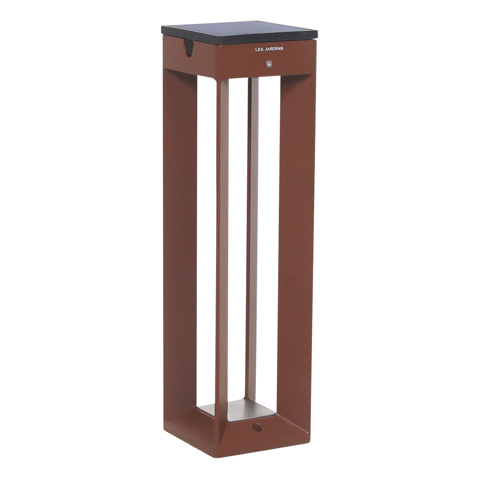 LED solcellestolpelampe Borne med bevegelsessensor 45 cm IP55 fra Les Jardins