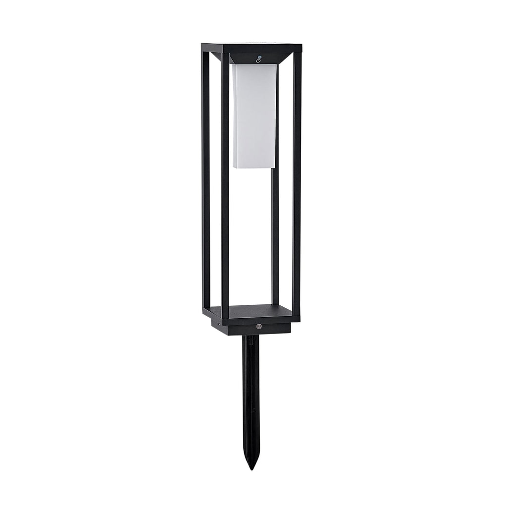 Detalj av LED solcellestolpelampe Eliel 50 cm antrasitt IP54