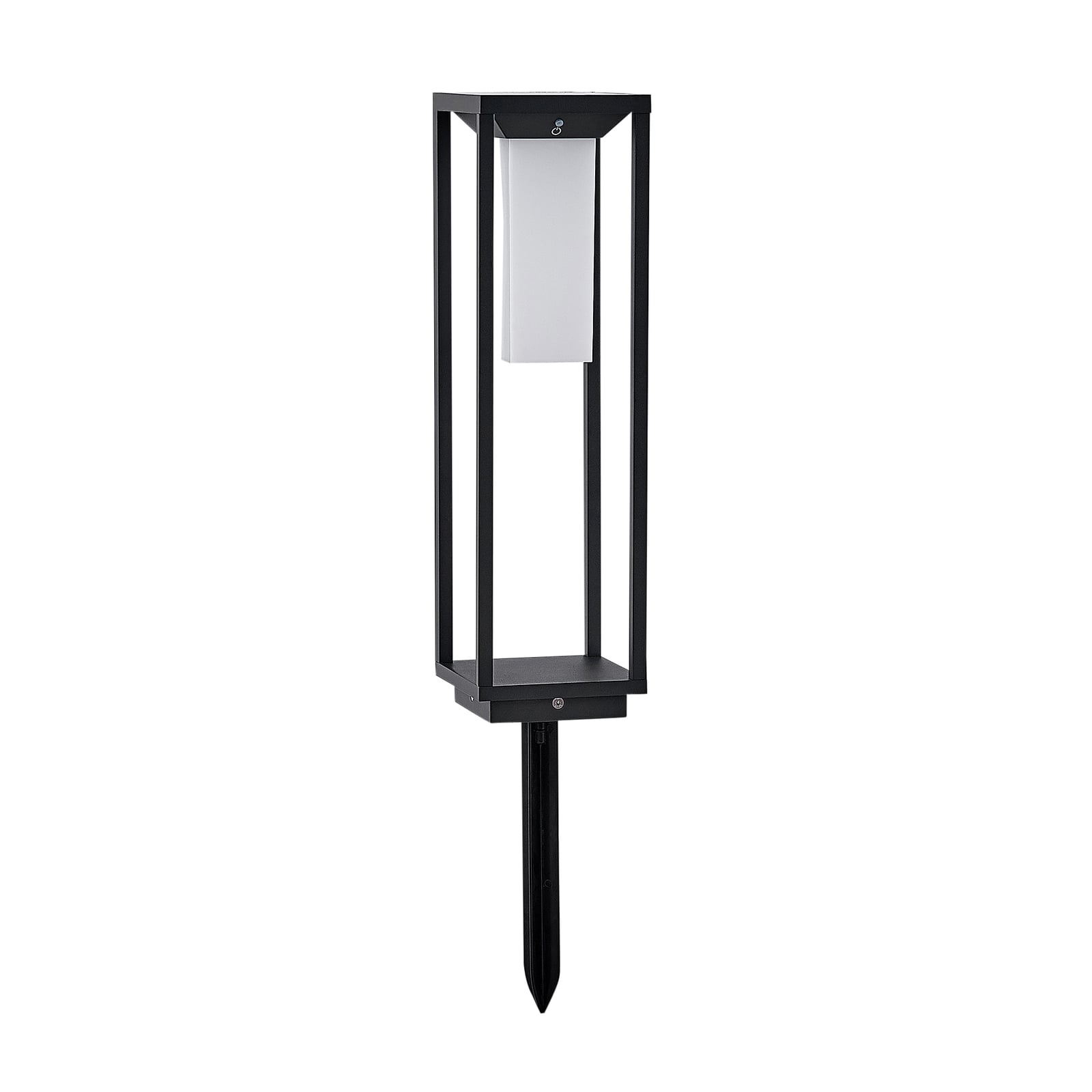 Detalj av LED solcellestolpelampe Eliel 50 cm antrasitt IP54