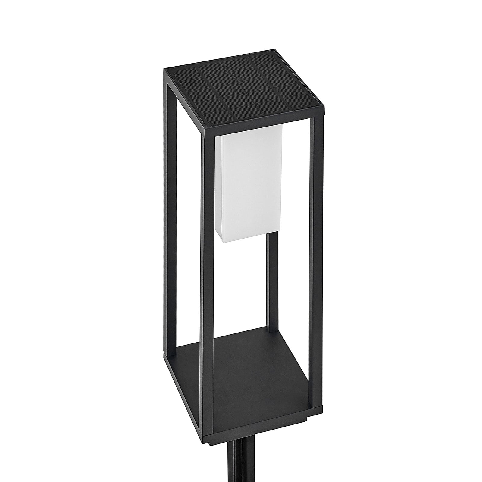 LED solcellestolpelampe Eliel 50 cm antrasitt IP54 - Lucande
