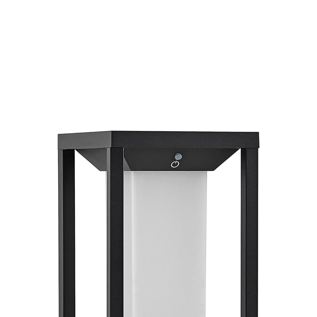 LED solcellestolpelampe Eliel 50 cm antrasitt IP54 - Lucande