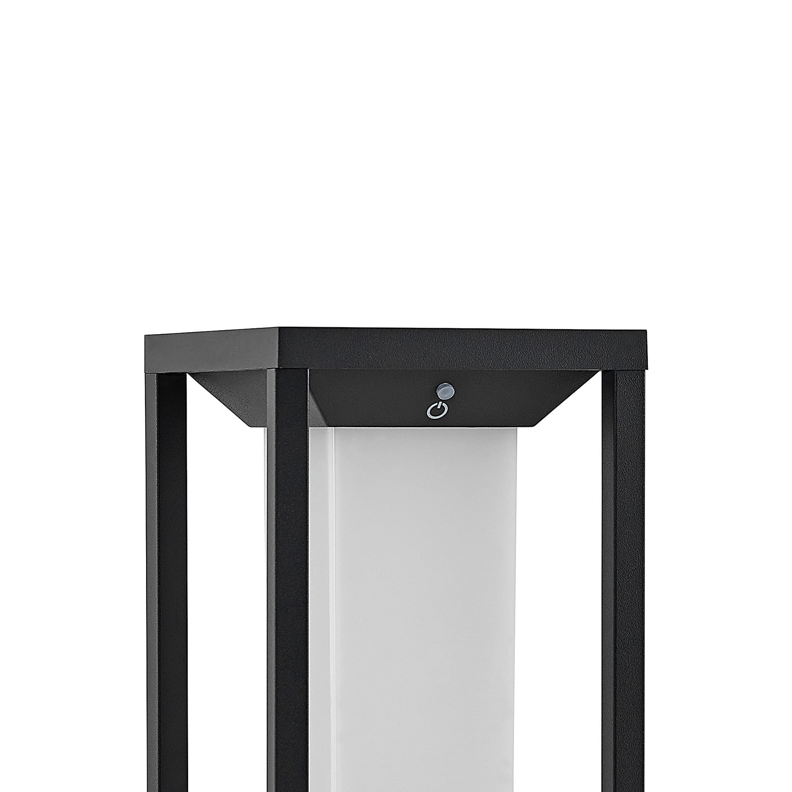 LED solcellestolpelampe Eliel 50 cm antrasitt IP54 - Lucande