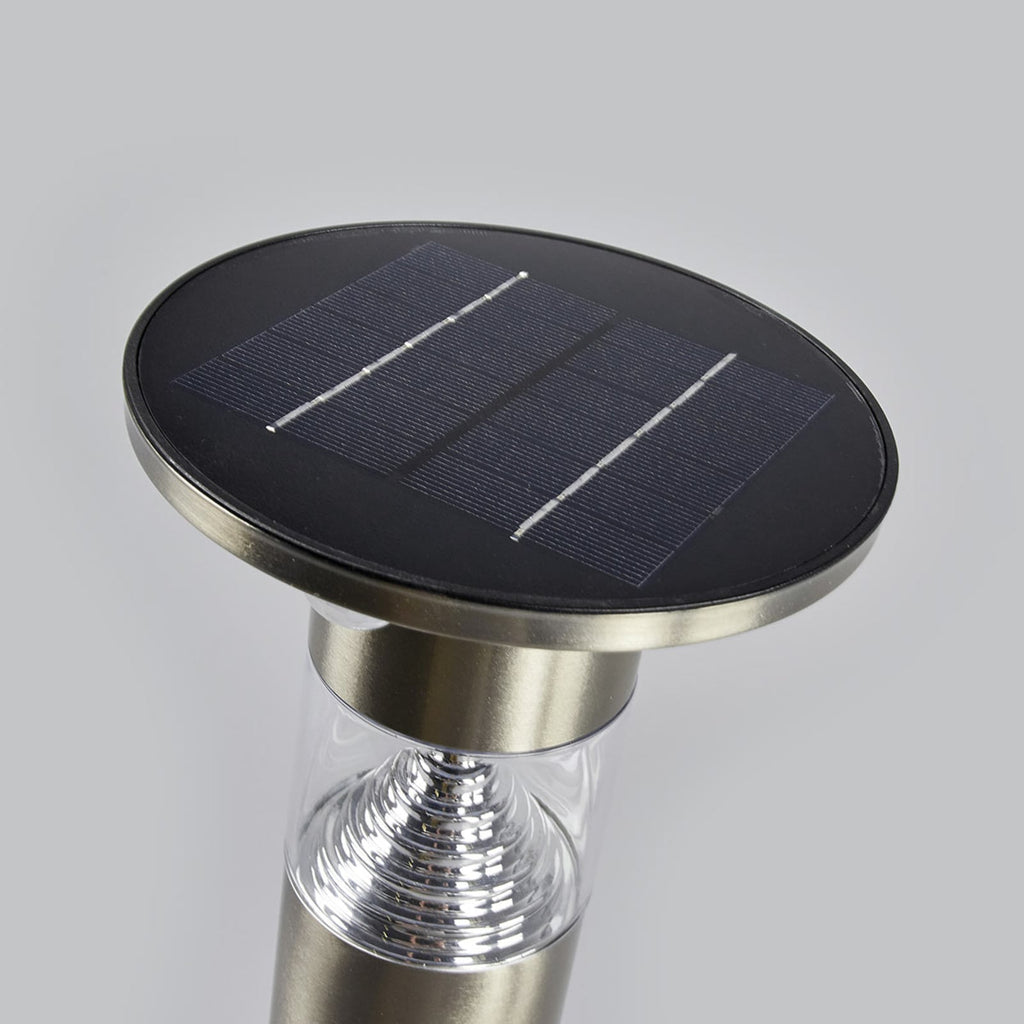 LED solcellestolpelampe Jalisa sideprofil