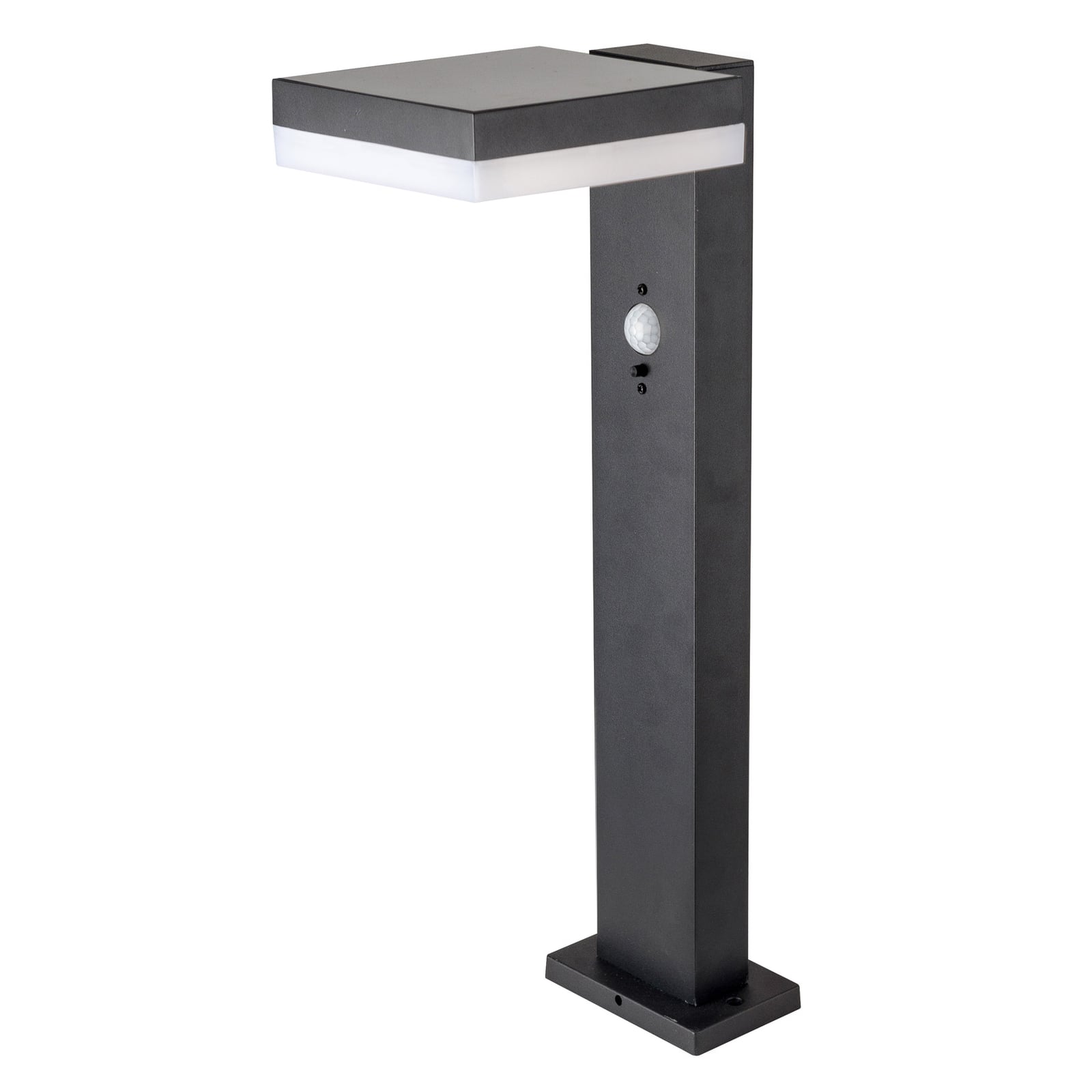 LED solcellestolpelampe Laira installasjonsdetalj