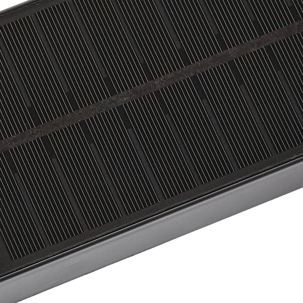 LED solcellevegglampe Aurino med sensor svart IP44 sensor