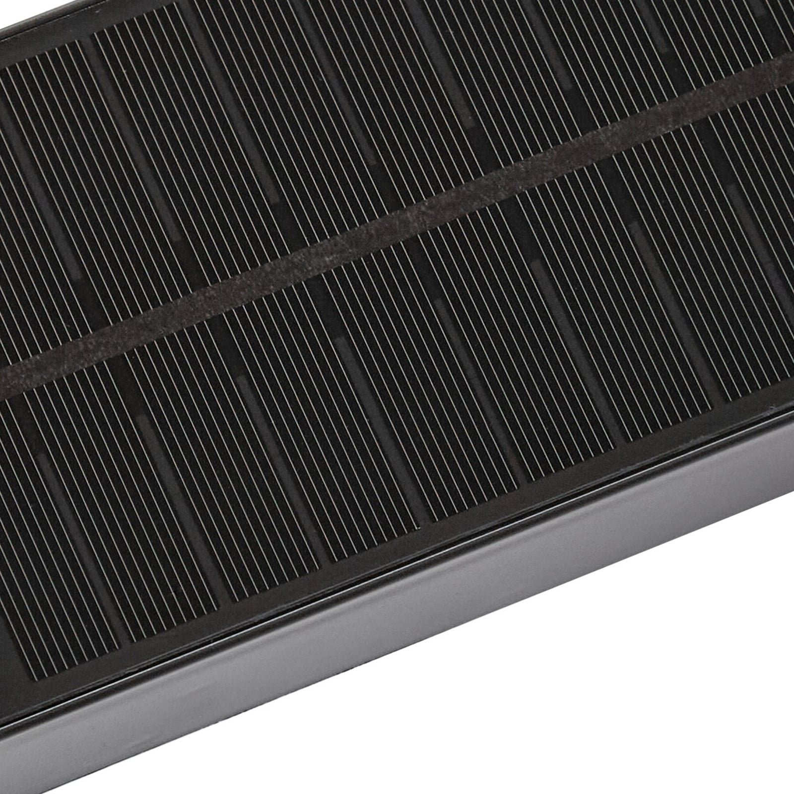 LED solcellevegglampe Aurino med sensor svart IP44 sensor