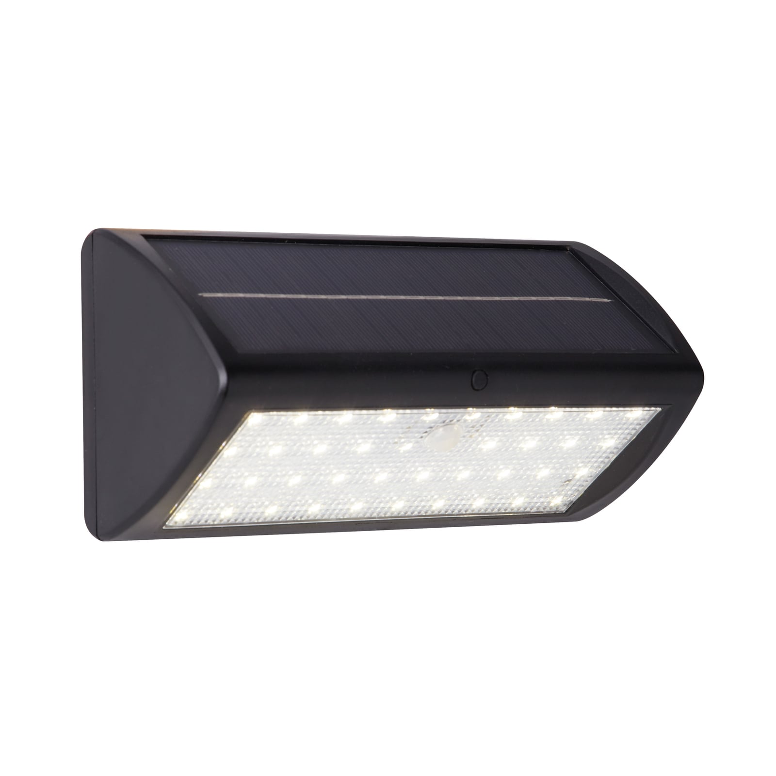 LED solcellevegglampe med bevegelsessensor svart IP44 - Searchlight detalj