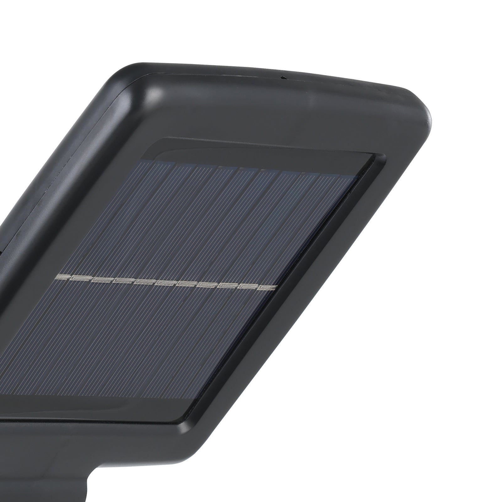 Ledningskobling mellom solcellepanel og LED solcellevegglampe Casabas med bevegelsessensor IP44