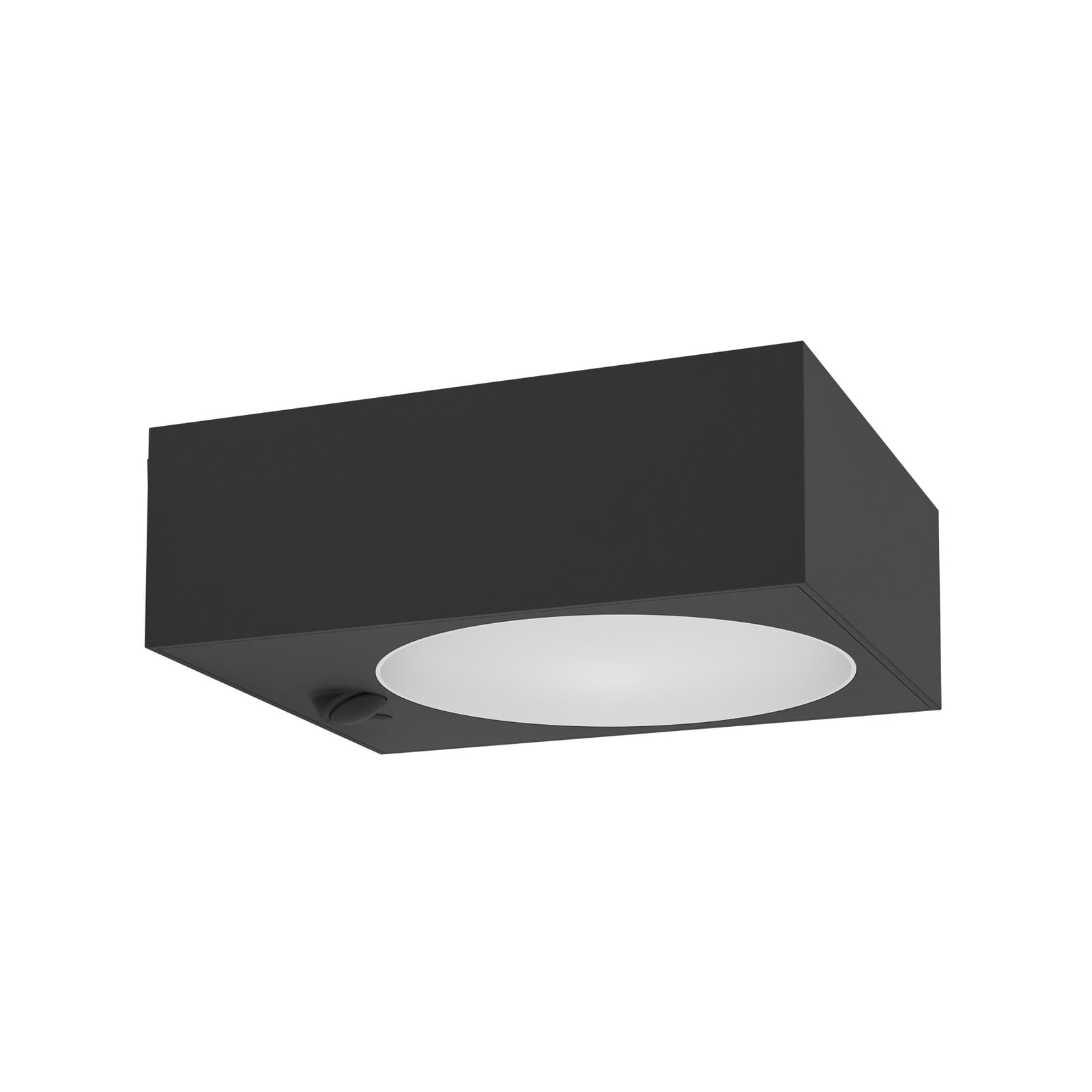 LED solcellevegglampe Darfano dimbar med bevegelsessensor IP54 detalj nærbilde