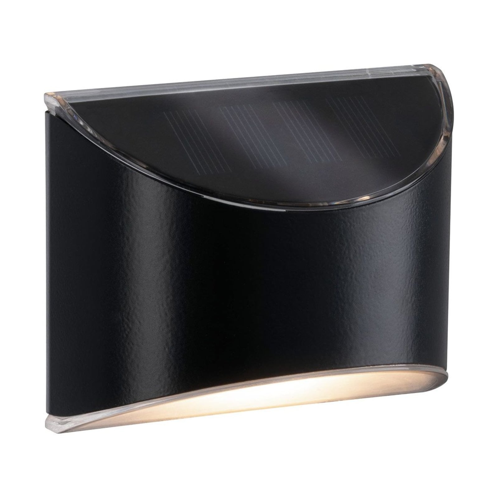 Montert LED solcellevegglampe Elliot antrasitt IP44 - Paulmann ute