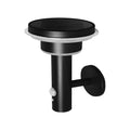 LED solcellevegglampe Endura Double Circle svart IP44 forfra