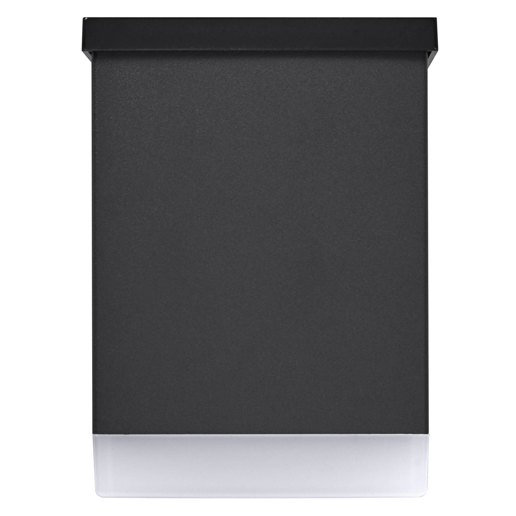 LED solcellevegglampe Endura Style Quadro mørkgrå IP44 montert på vegg