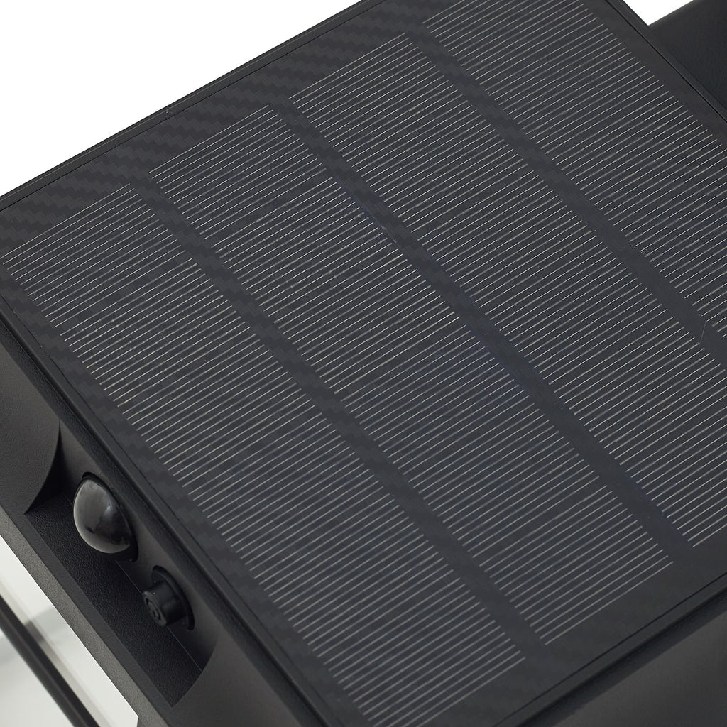 Solcellepanel på LED solcellevegglampe Latarka