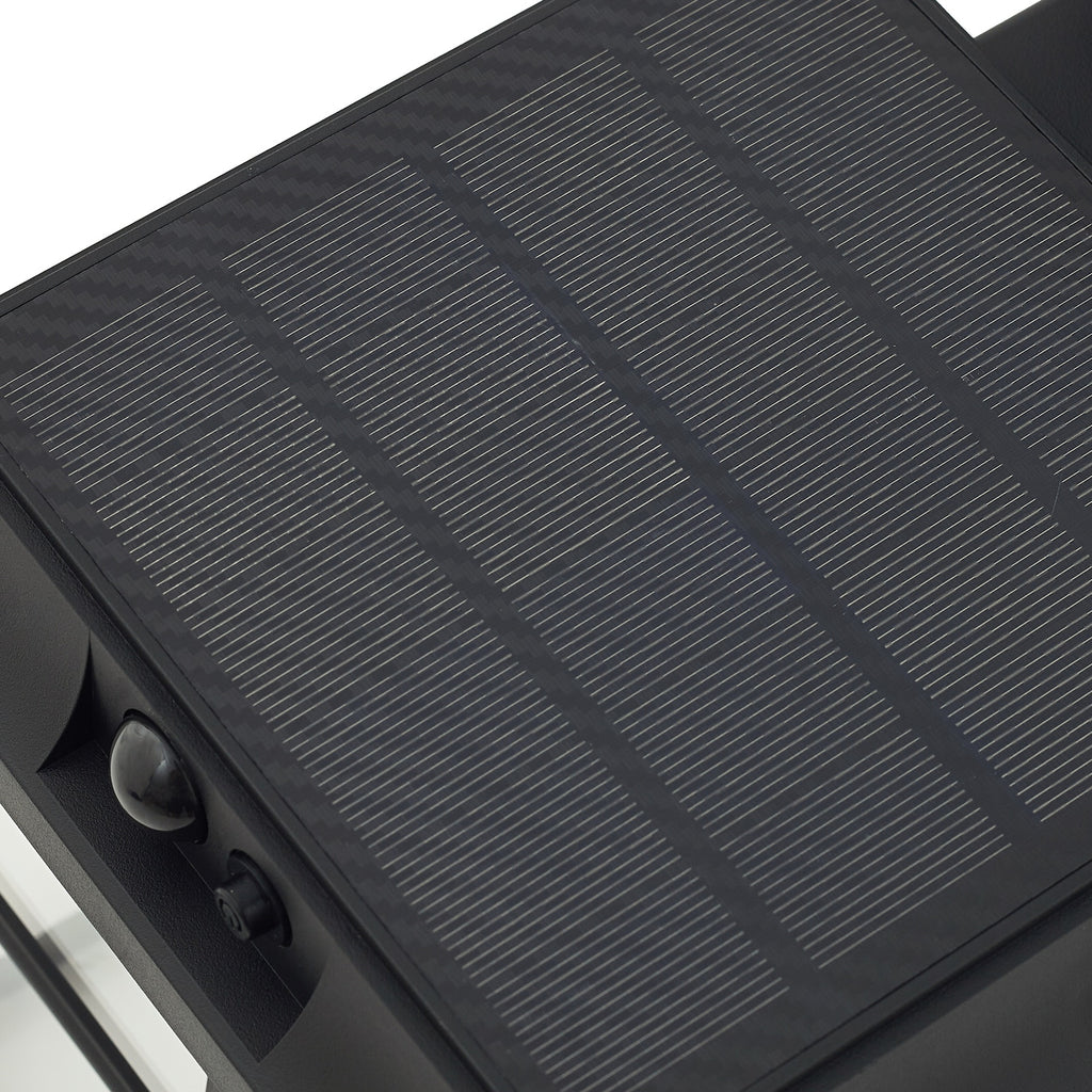 Solcellepanel på LED solcellevegglampe Latarka