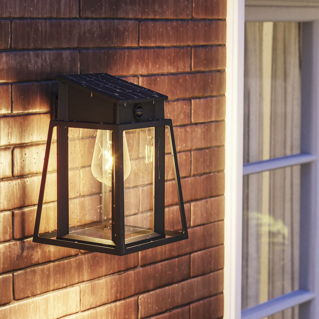 LED solcellevegglampe Lysin med bevegelsessensor IP44 Philips bakside