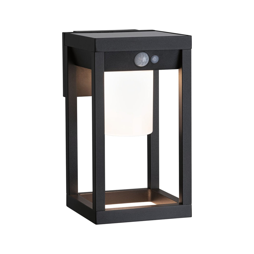 LED solcellevegglampe Marisol med solcellepanel