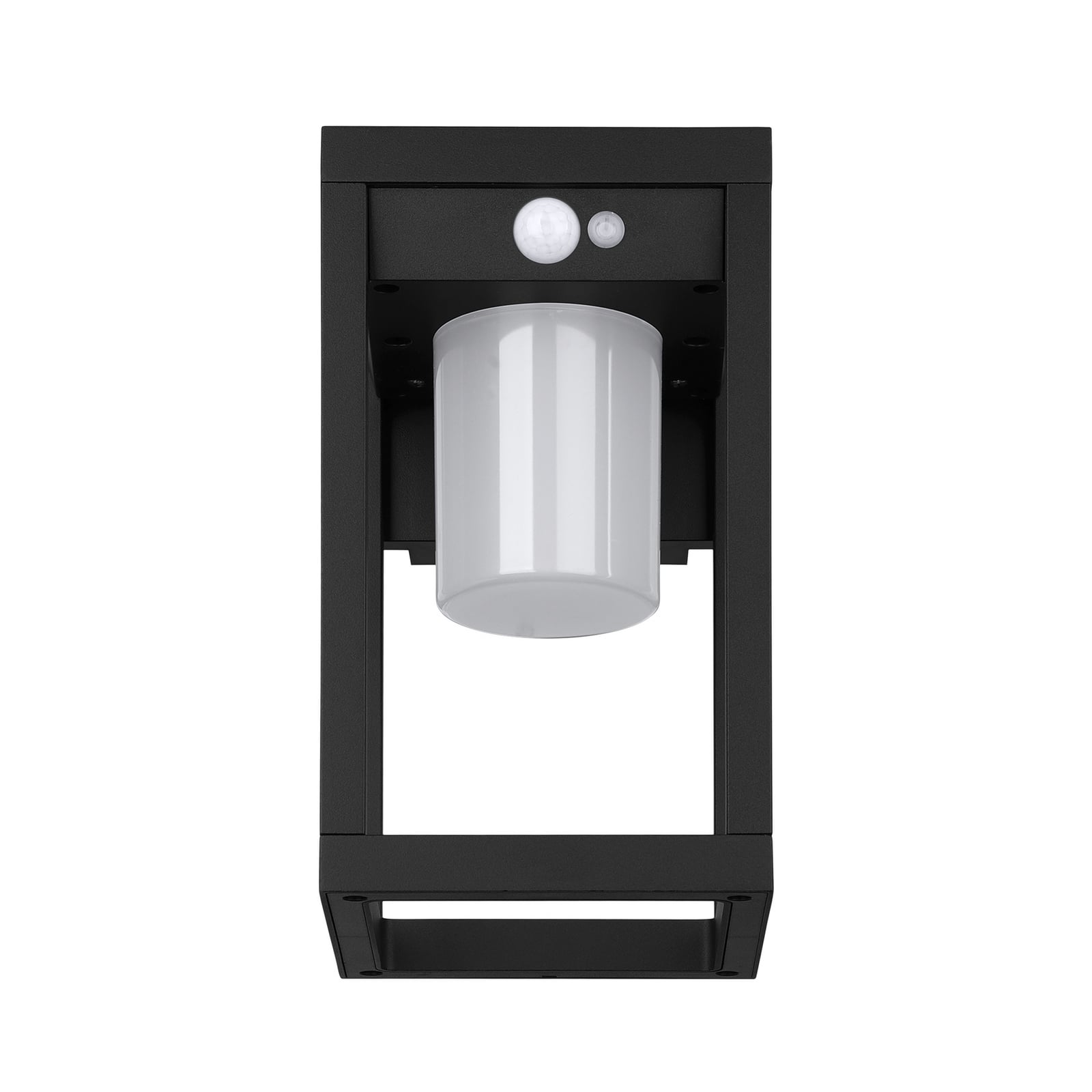 Nærbilde av bevegelsessensor på LED solcellevegglampe Martano med bevegelsessensor IP44 EGLO