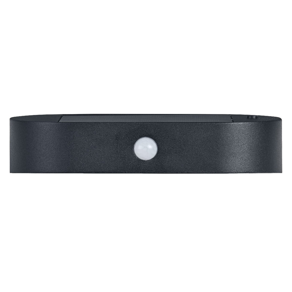LED solcellevegglampe med bevegelsessensor oval 20 cm IP44 - OSRAM nærbilde av LED-lys